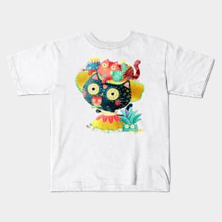 Cat in a cat-hat Kids T-Shirt